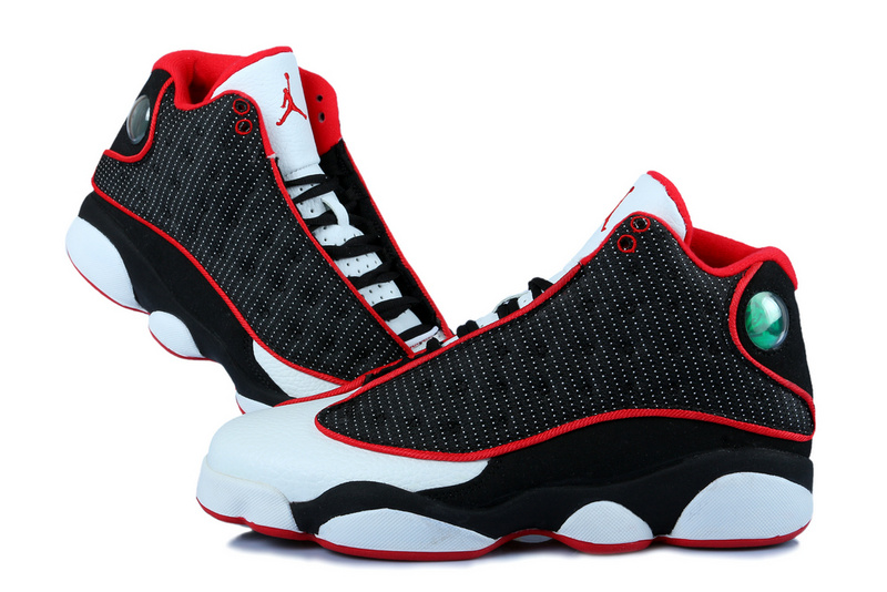Air Jordan 13 Women Shoes Black/Red/White Online